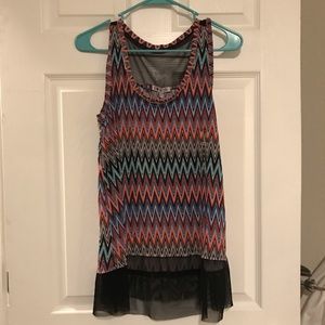 Jennifer Lopez colorful tank